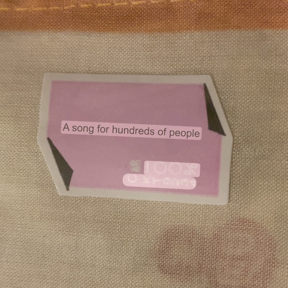 Japanese Motif Linen Handkerchief or Scarf, Izumi Shikibu - Picture 7 of 7